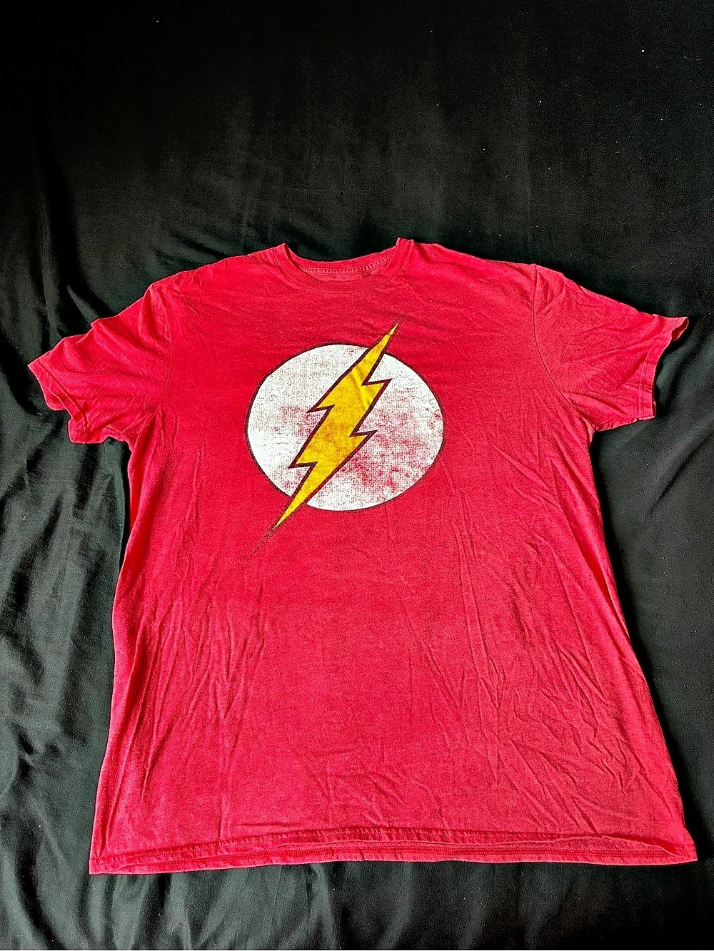 Retro Flash Red Graphic Tee DC Comics XL